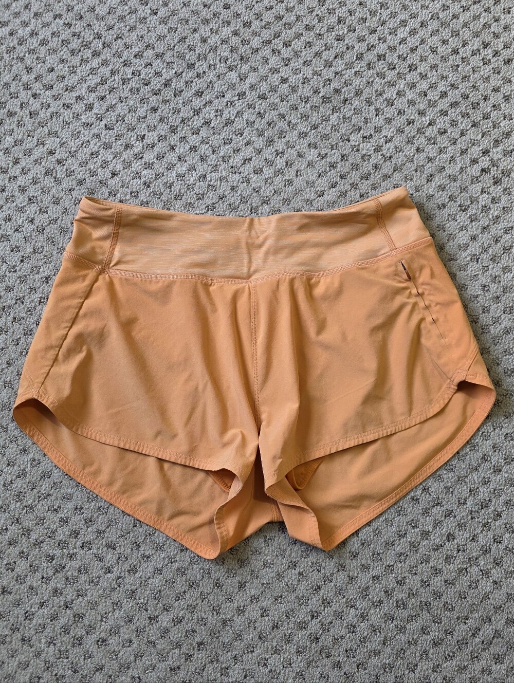 Outdoor Voices Coral-Orange Athletic Shorts